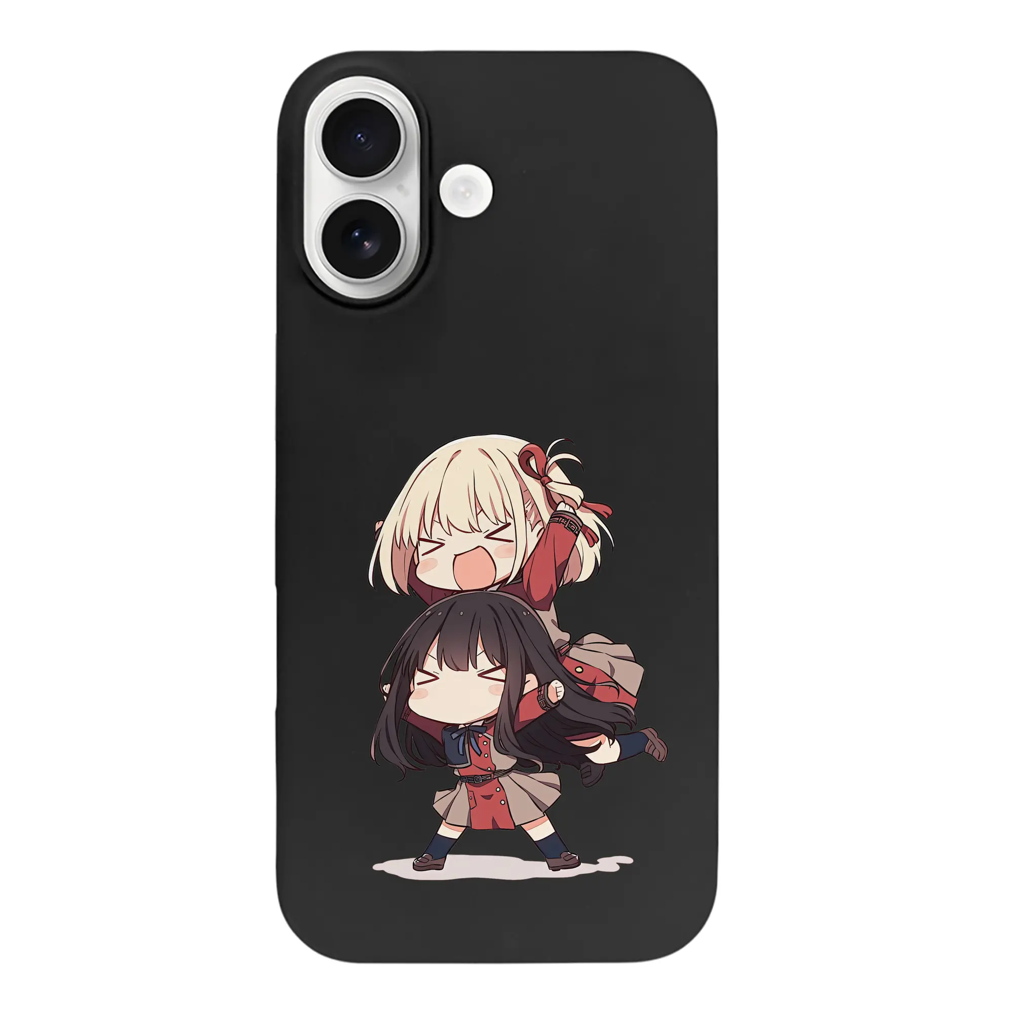 リコリス・リコイル グッズ,井ノ上たきな - iPhone 17 シリーズ シリコンケース 薄型 耐衝撃 指紋防止 ソフトタッチカバー 精密フィット 傷防止 保護ケース iPhone 17/17 Air/17 Pro/17 Pro Max 対応